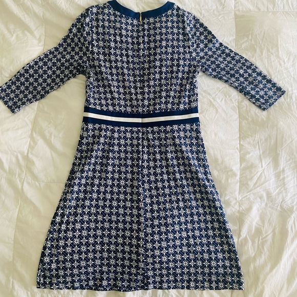 Draper James Nassau Navy Honeycomb knit mini dress - Picture 5 of 6